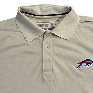 Cutter & Buck DryTech Performance Polo Mens XL NFL Buffalo Bills